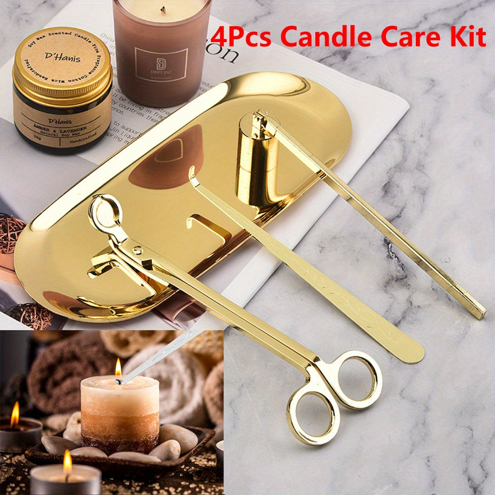 Unique Tech Accessories - 4 adet/takım Lüks Mum Bakım Seti