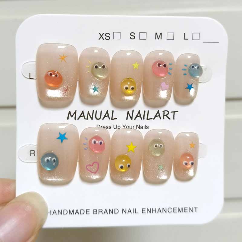 Nail Tech Accessories - 10 adet Fransız Tarzı Yeni Sevimli