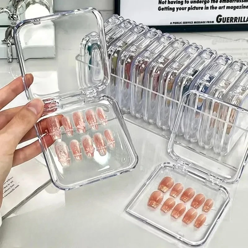 Nail Tech Accessories - 10 adet takma tırnak saklama akrilik
