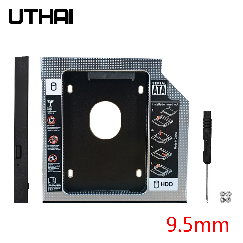 Portable Ssd Enclosure - UTHAI DW95S HDD Caddy 9.5mm Alüminyum