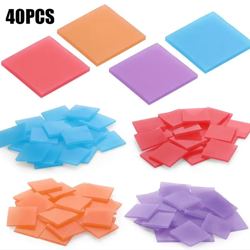 Nail Tech Accessories - 40 Adet Elmas Boyama Balmumu Kili,