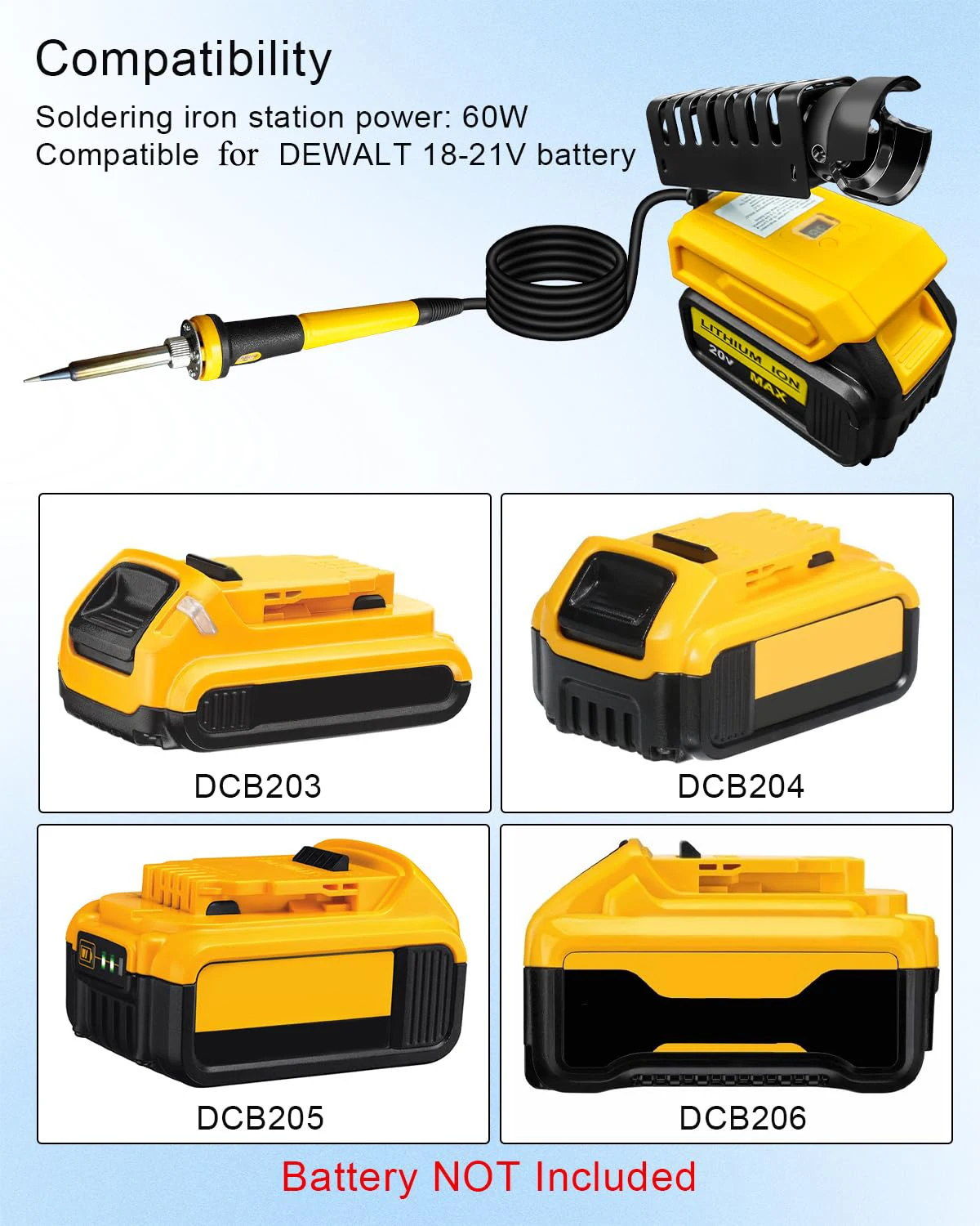 Dewalt 20V Pil ile Uyumlu Taşı - Unique Tech Accessories incelemesi ve fiyatı