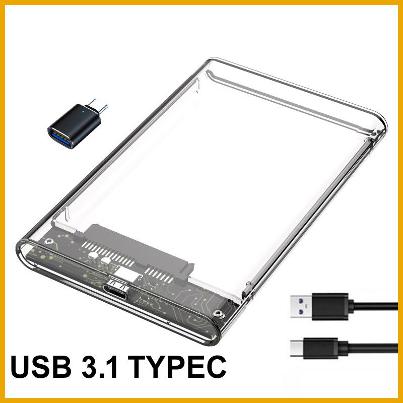 Şeffaf HDD Kutusu HDD Muhafaza - Portable Ssd Enclosure incelemesi ve fiyatı