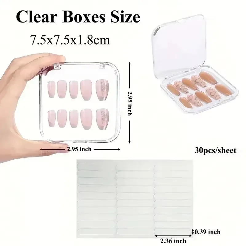 10 adet takma tırnak saklama a - Nail Tech Accessories incelemesi ve fiyatı