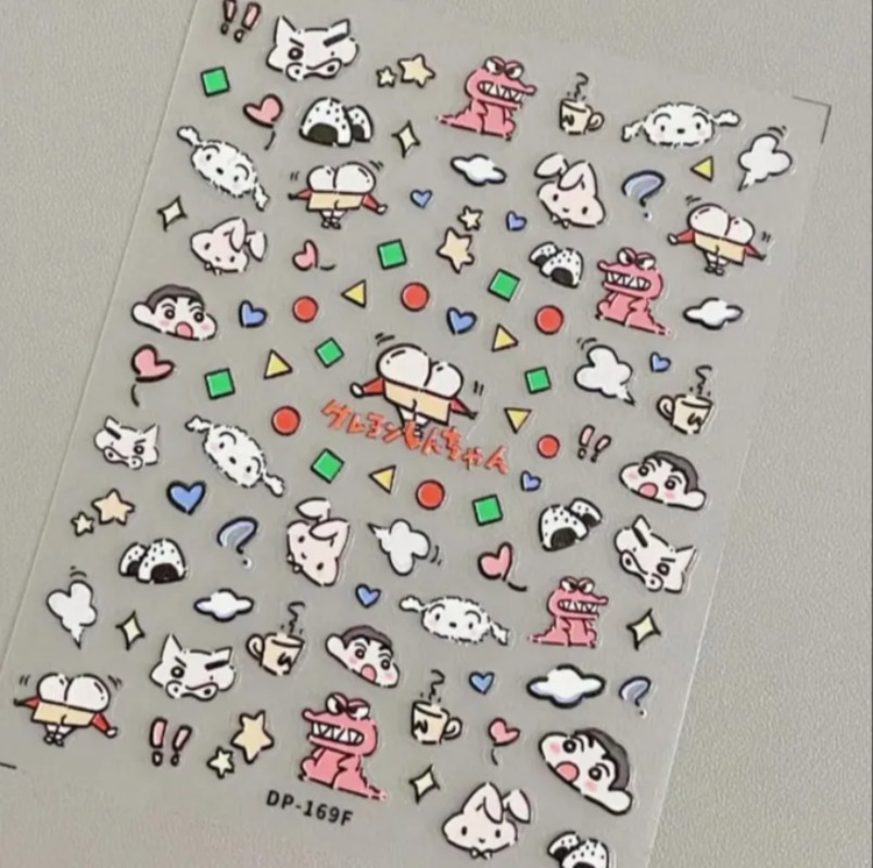 Crayon Shin-chan Yaratıcı Kağı - Nail Tech Accessories incelemesi ve fiyatı