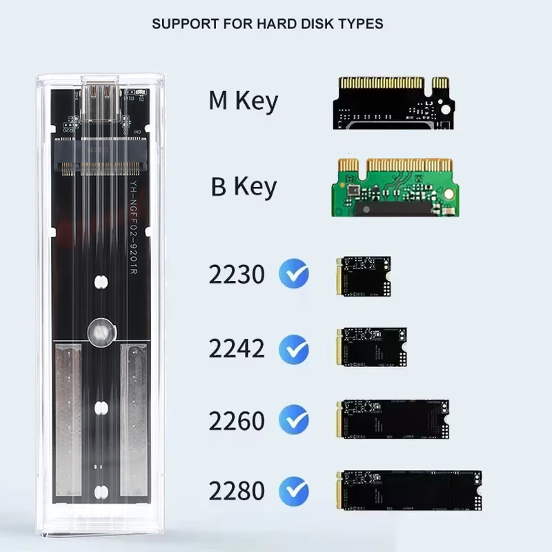 M.2 NVME PCIe Protokolü NGFF S - Portable Ssd Enclosure incelemesi ve fiyatı