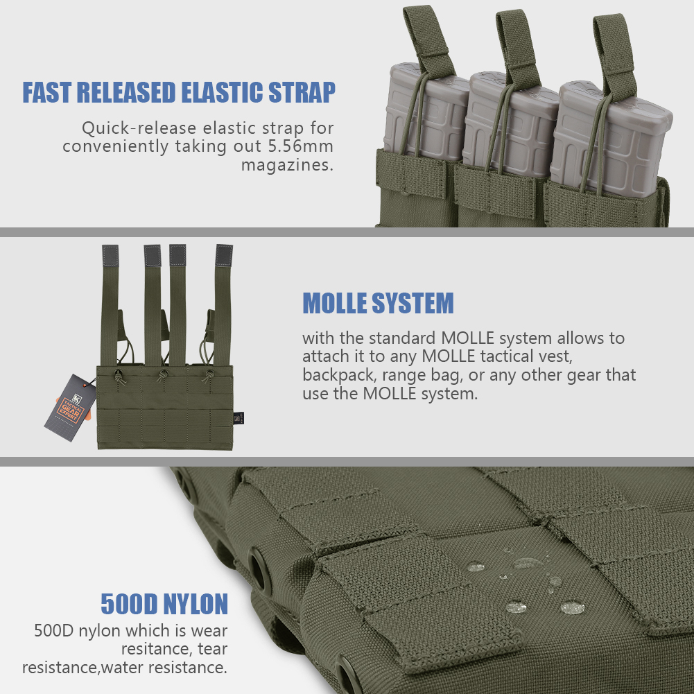 KRYDEX Taktik 5.56 MOLLE Şarjö - Tech Accessories Pouch incelemesi ve fiyatı